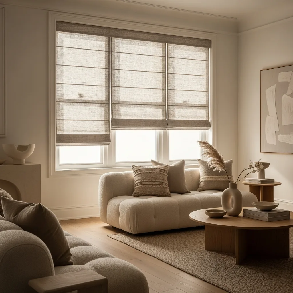 Roman Shades — Fabric Roman Shades